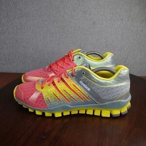 Reebok RealFlex 3D Women's 11 Running Shoes Gray Yellow  Trainer Sneakers V45962